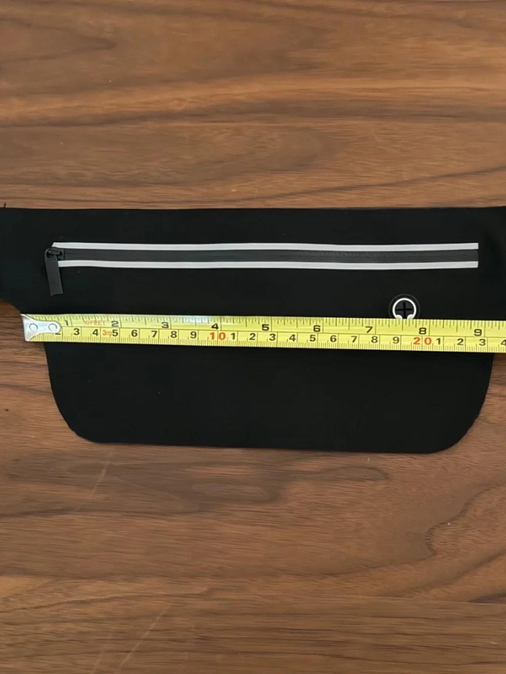 Slim Running Belt Waist Pack for Hiking & Workouts | Black